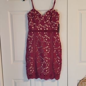 Lulu's Giovanni lace sheath dress
